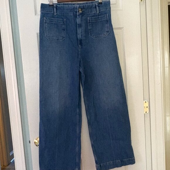 Anthropologie Denim - Anthropologie Pilcro "The Skipper" Wide Leg Cropped Jeans Sz 31 Tall